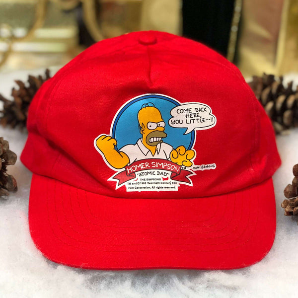 Vintage 1990 Homer Simpson "Atomic Dad" Snapback Hat