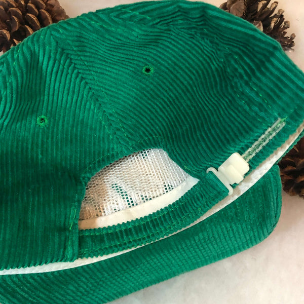 Vintage NBA Boston Celtics Sports Specialties Script Corduroy Strapback Hat