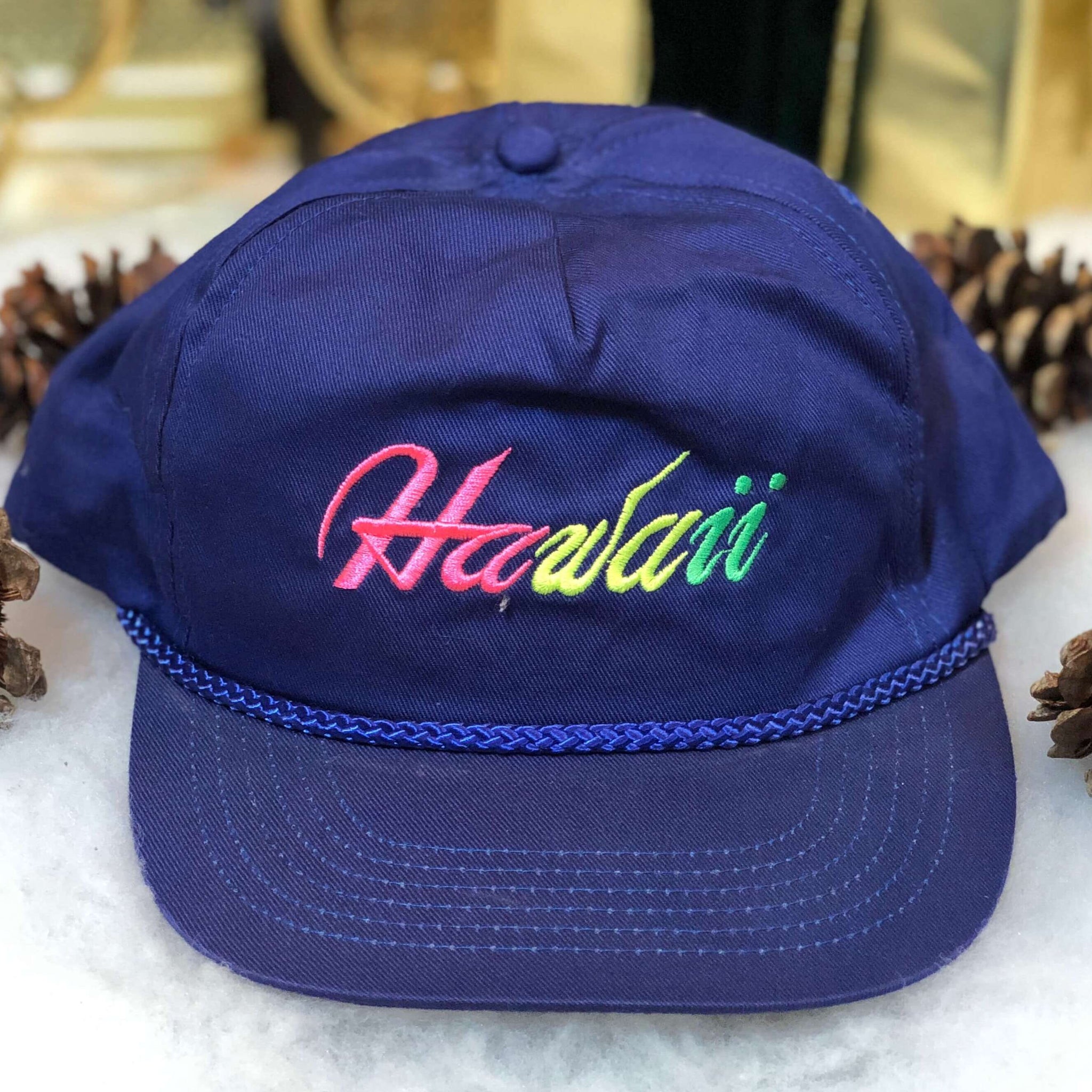 Vintage Hawaii Twill Snapback Hat