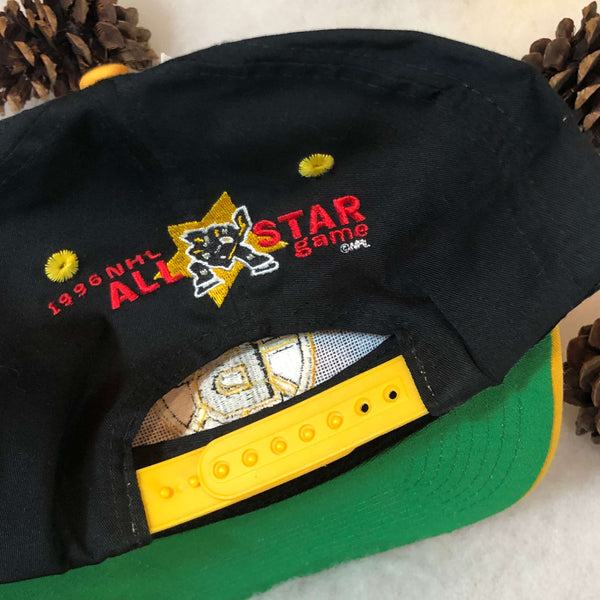 Vintage Deadstock NWT NHL Boston Bruins 1996 All-Star Game Logo Athletic Twill Snapback Hat