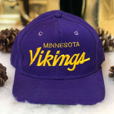 Vintage NFL Minnesota Vikings Sports Specialties Single Script Snapback Hat