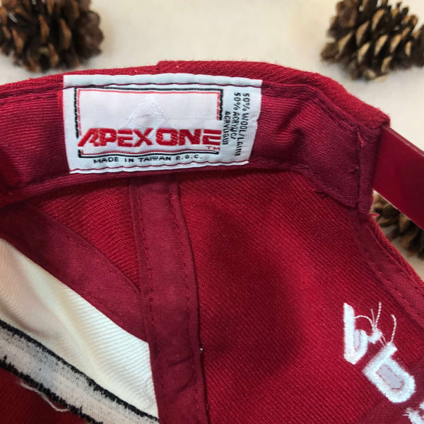 Vintage NCAA Arkansas Razorbacks Apex One Wool Snapback Hat