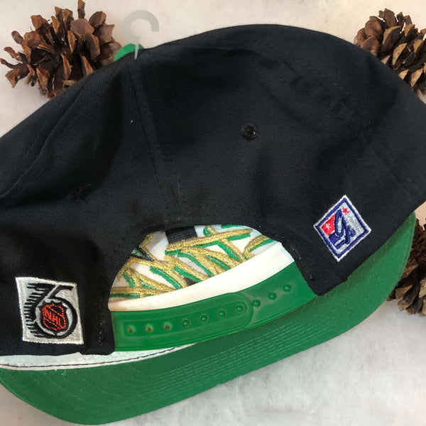 Vintage Deadstock NWOT NHL Dallas Stars The Game 75th Anniversary Twill Snapback Hat