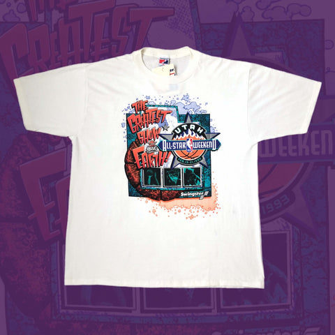 Vintage Deadstock NWT 1993 NBA All-Star Weekend Utah Swingster T-Shirt (XL)