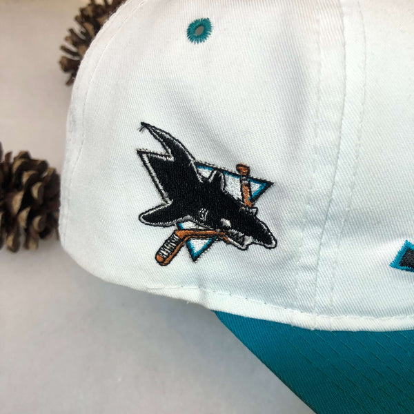 Vintage NHL San Jose Sharks Sports Specialties Twill Script Snapback Hat