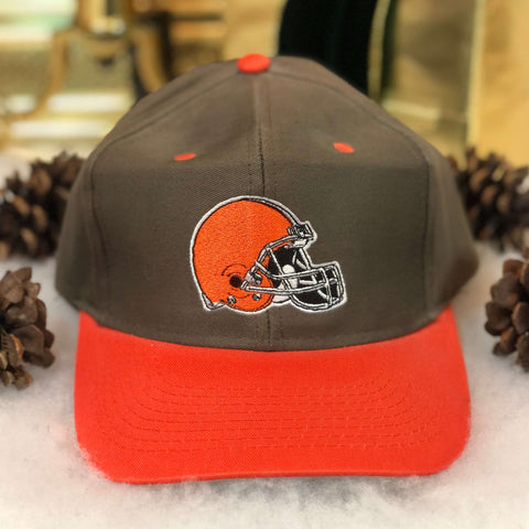 Vintage Deadstock NWOT NFL Cleveland Browns Logo Athletic Twill Snapback Hat