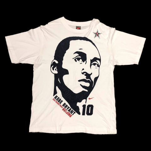 Deadstock NWOT 2008 Kobe Bryant USA Basketball Beijing Olympics Nike Big Face T-Shirt (XL)