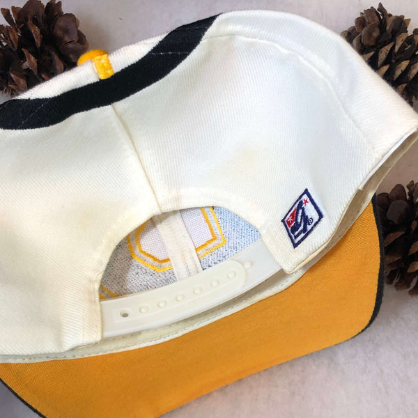 Vintage NHL Boston Bruins The Game Big Logo Snapback Hat