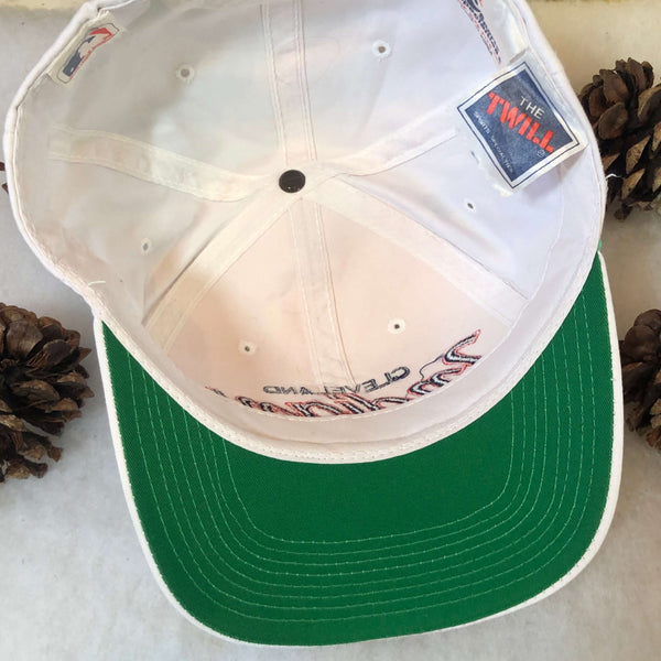 Vintage MLB Cleveland Indians Sports Specialties Twill Script Snapback Hat