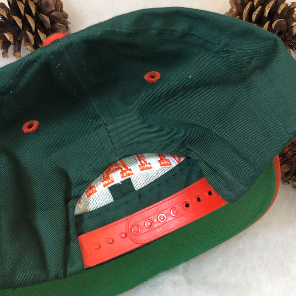 Vintage NCAA Miami Hurricanes Competitor Twill Snapback Hat