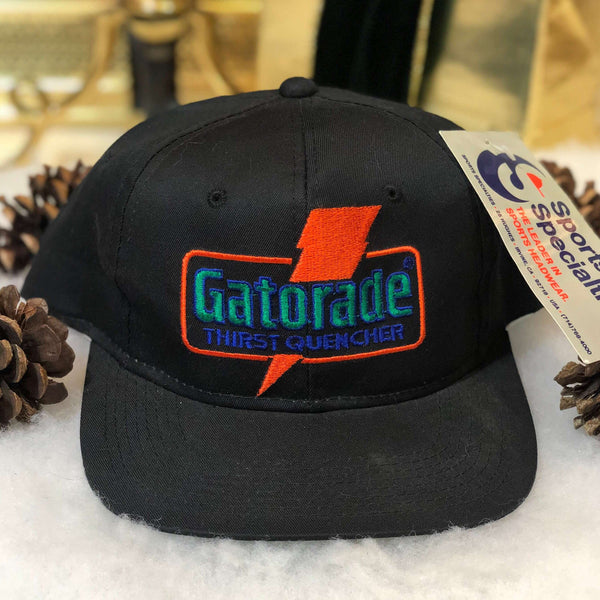 Vintage Deadstock NWT Gatorade Thirst Quencher Sports Specialties Twill Snapback Hat