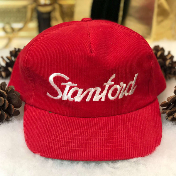 Vintage NCAA Stanford Cardinals Corduroy Script Snapback Hat