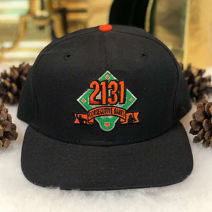 Vintage Deadstock NWOT MLB Cal Ripken Jr. 2131 Consecutive Games New Era Wool Snapback Hat
