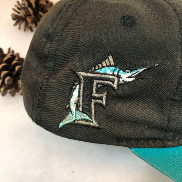 Vintage MLB Florida Marlins Sports Specialties Twill Script Snapback Hat