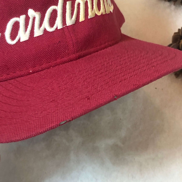 Vintage Deadstock NWT NFL St. Louis Cardinals Sports Specialties Script Wool Snapback Hat