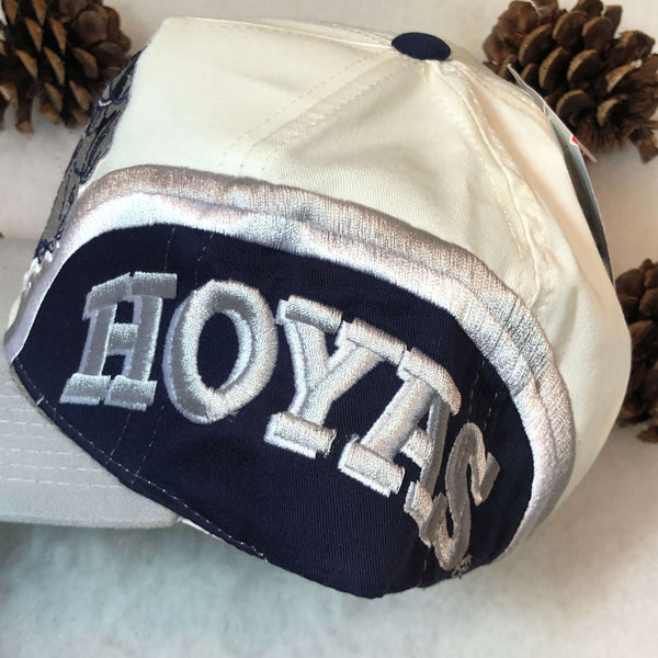 Vintage Deadstock NWT NCAA Georgetown Hoyas Twins Enterprise Twill Snapback Hat
