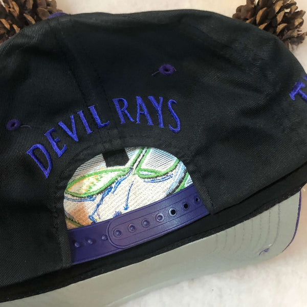 Vintage Deadstock NWT MLB Tampa Bay Devil Rays Twins Enterprise Twill Snapback Hat
