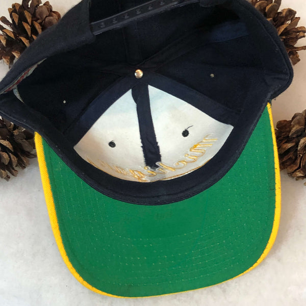 Vintage NCAA Michigan Wolverines Starter Tailsweep Script Wool Snapback Hat
