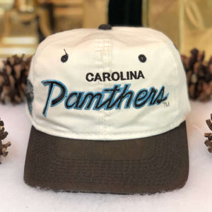 Vintage NFL Carolina Panthers Sports Specialties Twill Script Snapback Hat