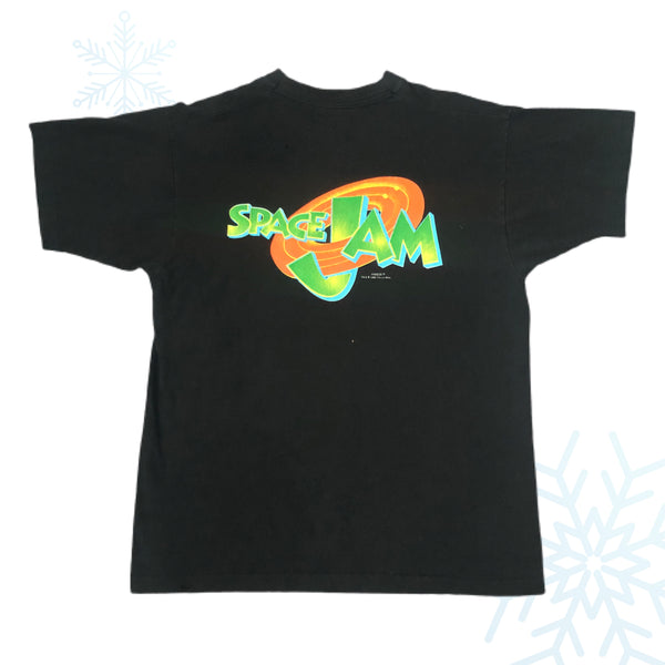 Vintage 1996 Space Jam Blanko + Tune Squad All Over Print T-Shirt