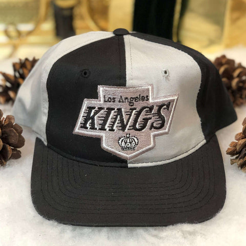 Vintage NHL Los Angeles Kings Starter Pinwheel Twill Snapback Hat