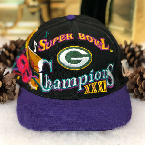 Vintage Deadstock NWOT NFL Green Bay Packers Super Bowl Champions XXXI Logo Athletic Snapback Hat