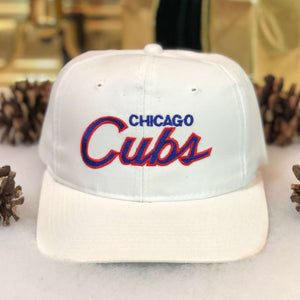Vintage MLB Chicago Cubs Sports Specialties Twill Script Snapback Hat