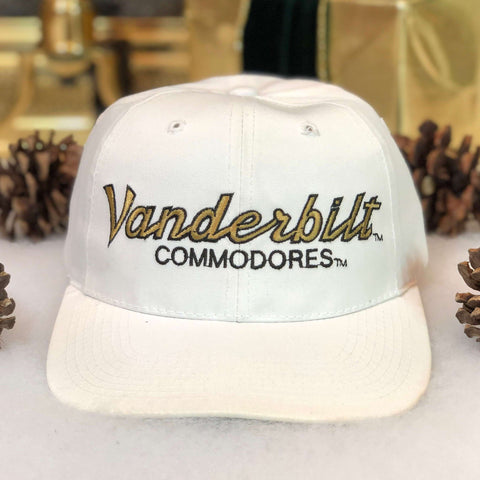 Vintage NCAA Vanderbilt Commodores Sports Specialties Twill Script Snapback Hat