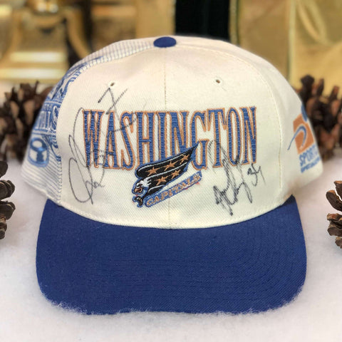Vintage NHL Washington Capitals Sports Specialties Laser Snapback Hat