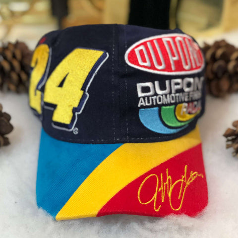 Vintage NASCAR Jeff Gordon DuPont Racing Snapback Hat