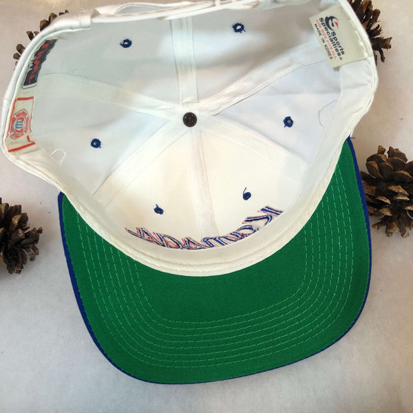 Vintage NCAA Kansas Jayhawks Sports Specialties Twill Script Snapback Hat