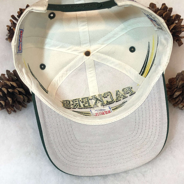 Vintage NFL Green Bay Packers Logo Athletic Diamond Snapback Hat