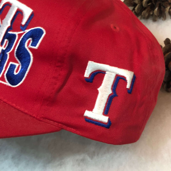 Vintage MLB Texas Rangers The G Cap Wave Twill Snapback Hat