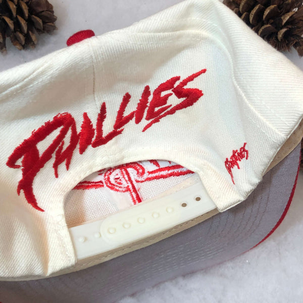 Vintage MLB Philadelphia Phillies Signatures Wool Snapback Hat