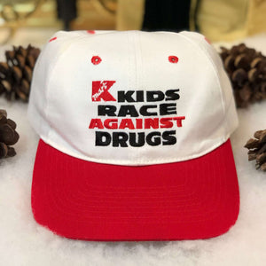 Vintage Kmart Kids Race Against Drugs Twill Snapback Hat