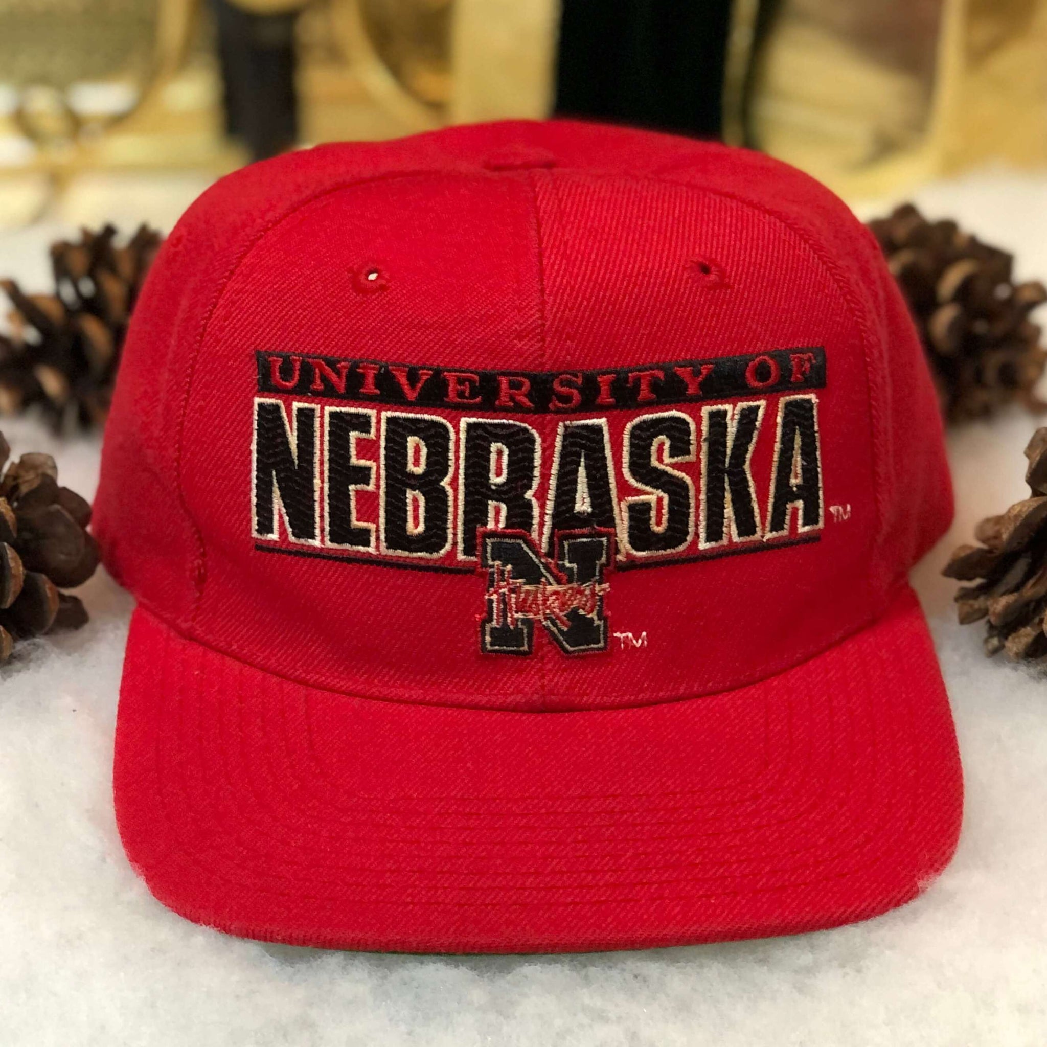 Vintage NCAA Nebraska Cornhuskers Sports Specialties Wool Snapback Hat