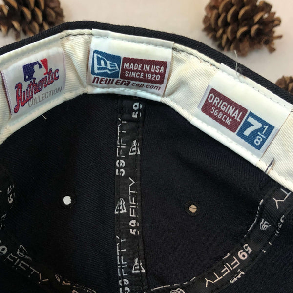 Vintage 2000 MLB World Series New York Yankees New Era Wool Fitted Hat 7 1/8