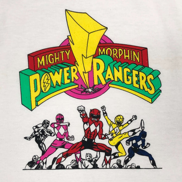 Vintage Deadstock NWOT Mighty Morphin Power Rangers Bootleg T-Shirt (M)