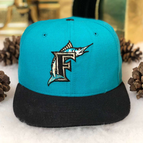 Vintage MLB Florida Marlins New Era Fitted Hat 7 3/8