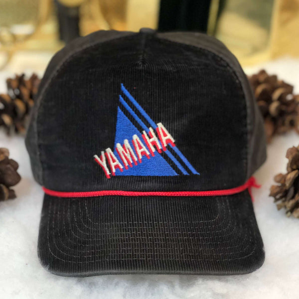 Vintage Yamaha Racing Corduroy Snapback Hat
