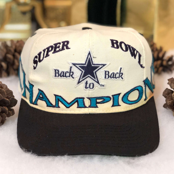 Vintage NFL Super Bowl XXXVIII Champions Dallas Cowboys Logo 7 Twill Snapback Hat