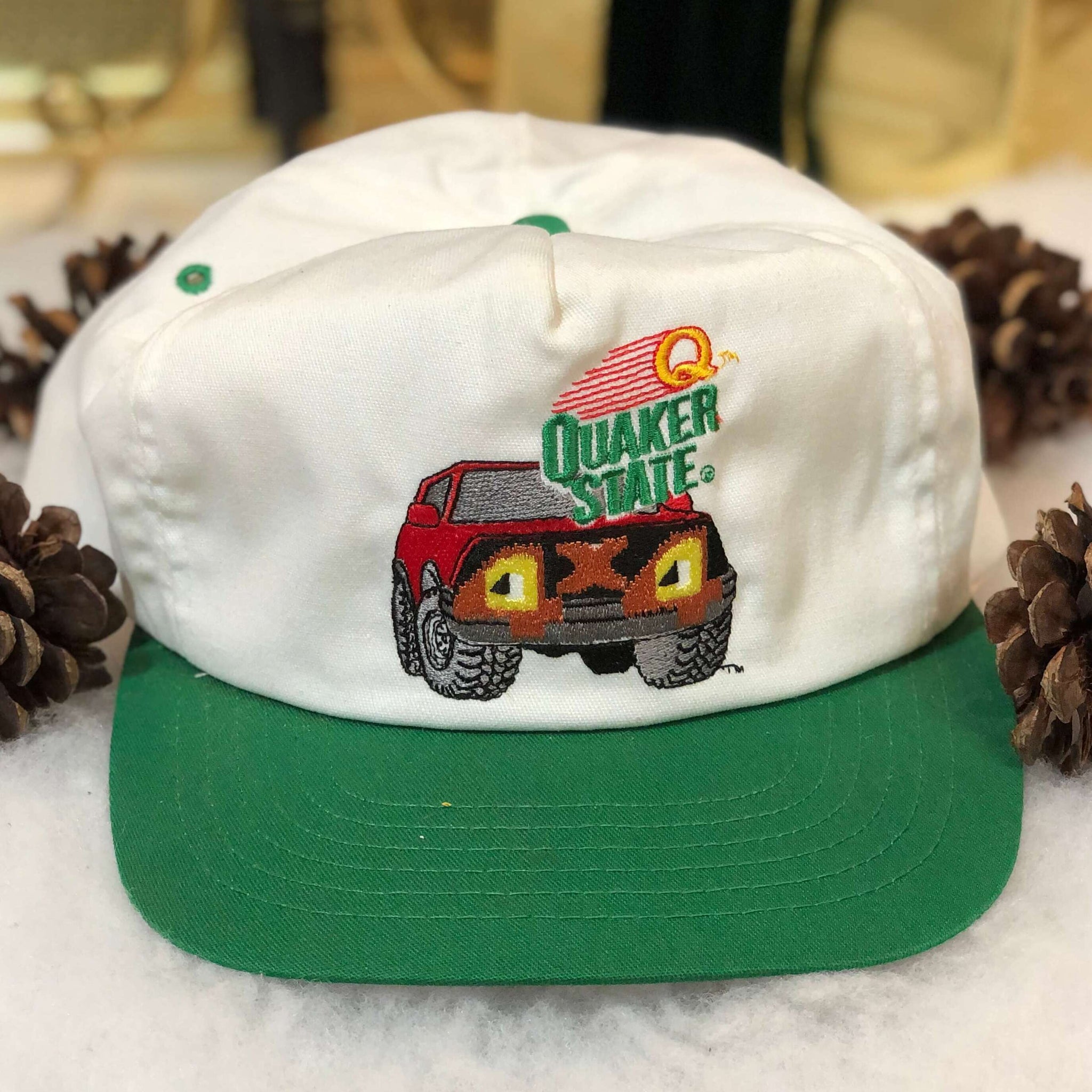 Vintage Quaker State 4x4 Racing Snapback Hat