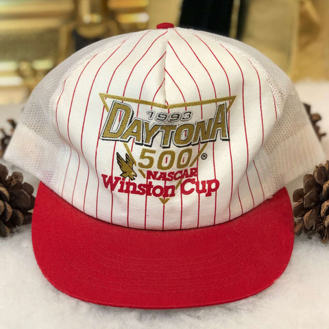 Vintage 1993 Daytona 500 NASCAR Winston Cup Trucker Hat