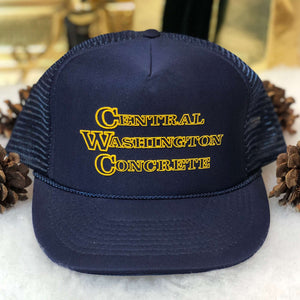 Vintage Deadstock NWOT Central Washington Concrete Trucker Hat