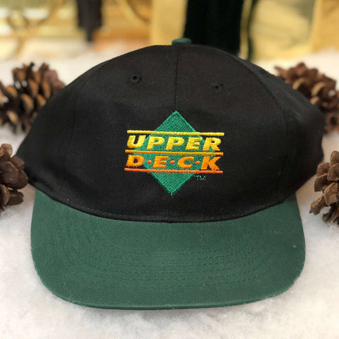 Vintage Deadstock NWOT Upper Deck Twill Snapback Hat