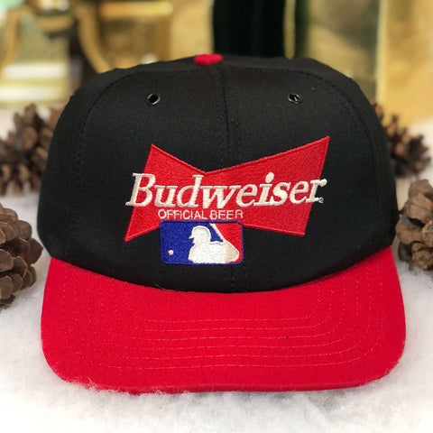 Vintage MLB Budweiser Twill Snapback Hat