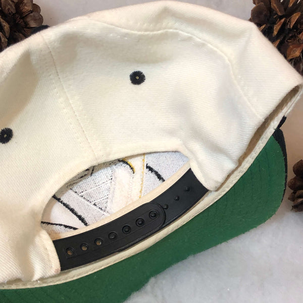 Vintage NHL Pittsburgh Penguins Logo Athletic Sharktooth Snapback Hat