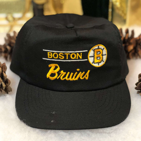 Vintage NHL Boston Bruins American Needle Twill Snapback Hat