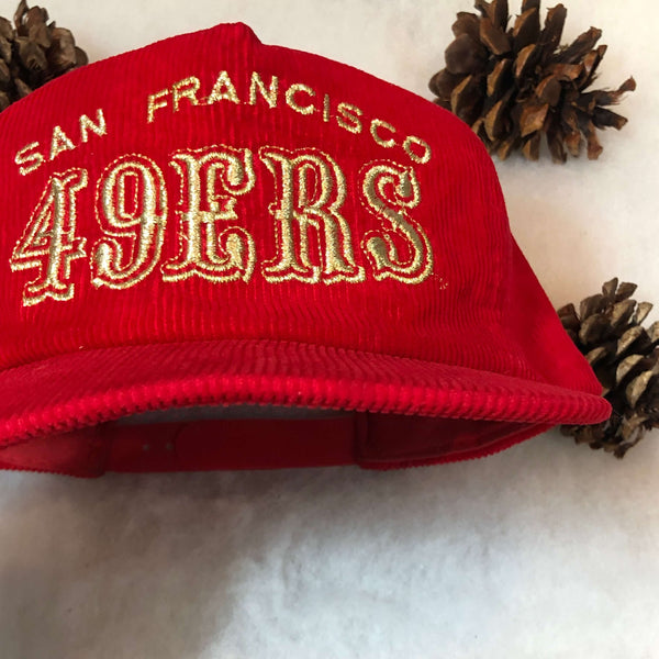 Vintage NFL San Francisco 49ers Corduroy Snapback Hat