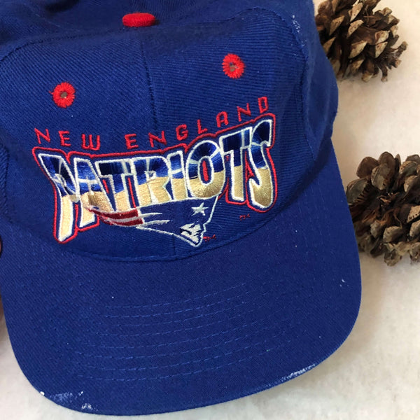 Vintage NFL New England Patriots The Game Wool Snapback Hat